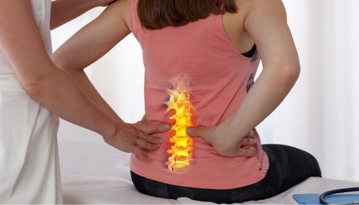 Woman Back Pain